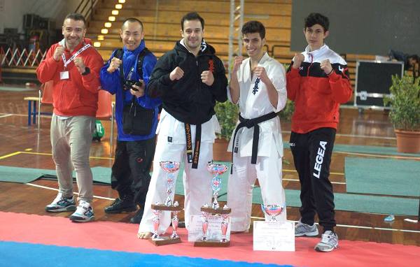 Nicolò Scaletti con il Team Jonico.